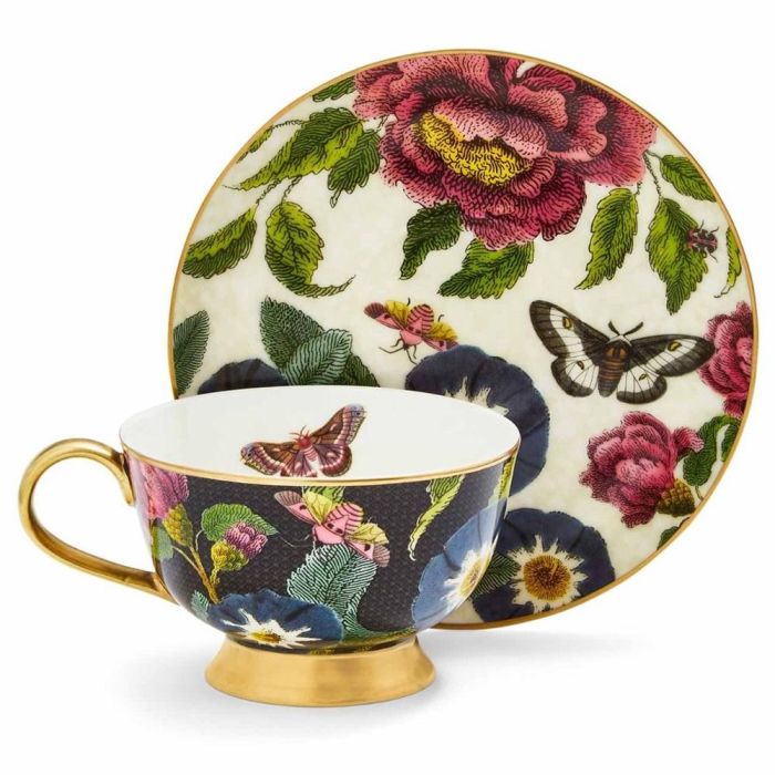 Spode Creatures Taza de Té con Plato 200 ml Negra 2