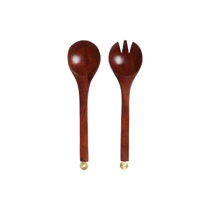 Utensilios de cocina Home ESPRIT Aluminio Acacia 32 x 8 x 2 cm Utensilios de cocina Home ESPRIT Aluminio Acacia 32 x 8 x 2 cm