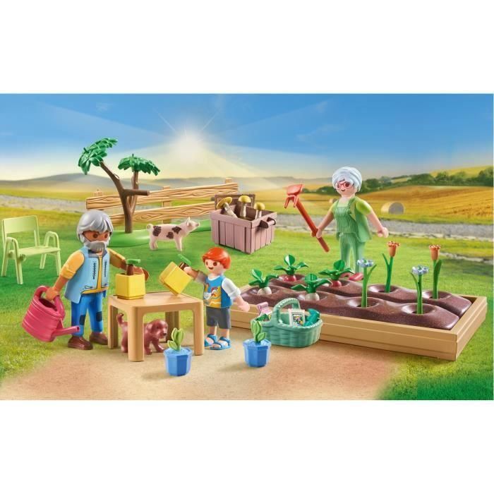 PLAYMOBIL 71443 Los abuelos y la huerta - Campo - A partir de 4 años 1