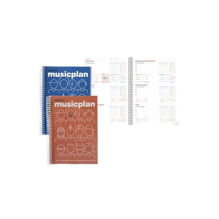 Agenda Escolar Additio Planificador Musical A5 60 unidades