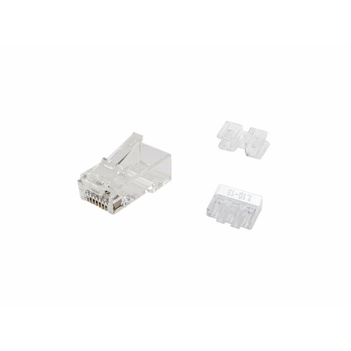 Conector RJ45 Categoría 6 UTP Equip 121146 Transparente 100 Unidades 4