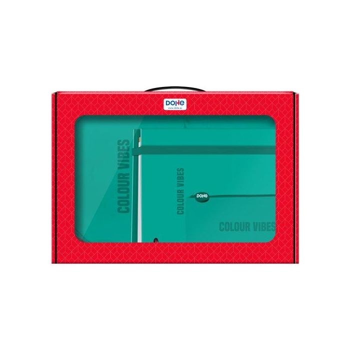 Maletin Regalo Dohe Colour Vibes (Mochila + Carpebloc + Portatodo Triple) Verde