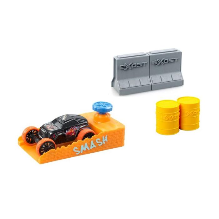 Bizak Exost Smash N Go Pack Básico - Coches de Pelea sin Pilas, 3 Modos de Juego 1
