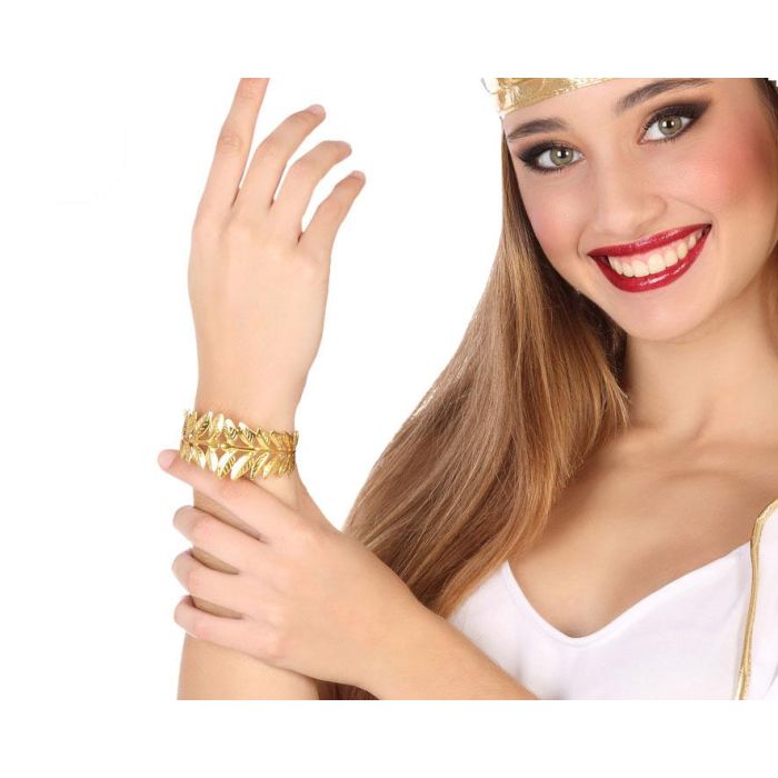 Pulsera Dorada Carnaval Mujer Adulto