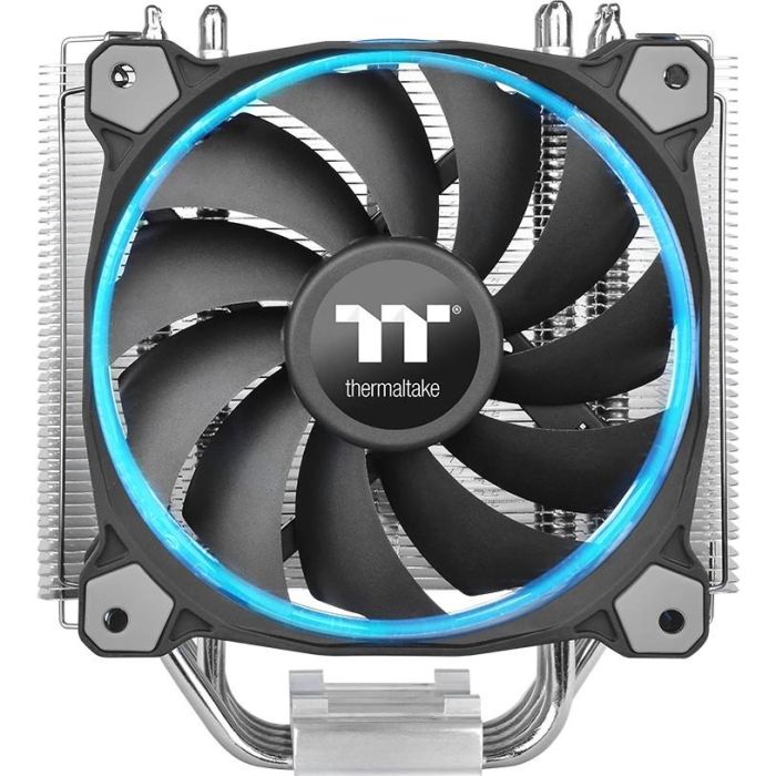 Thermaltake Riing Silent 12 RGB Sync Edition Enfriador | FMx.AMx.115x. 2066. 2011 TDP 150W | Procesador 12cm Multi-Color 1