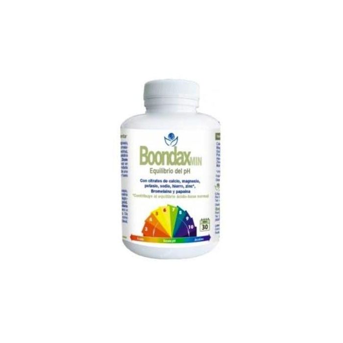 Boondax Min Digestivo, sales alcalinas, calcio y magnesio, ayuda a restaurar el pH. 180 cápsulas