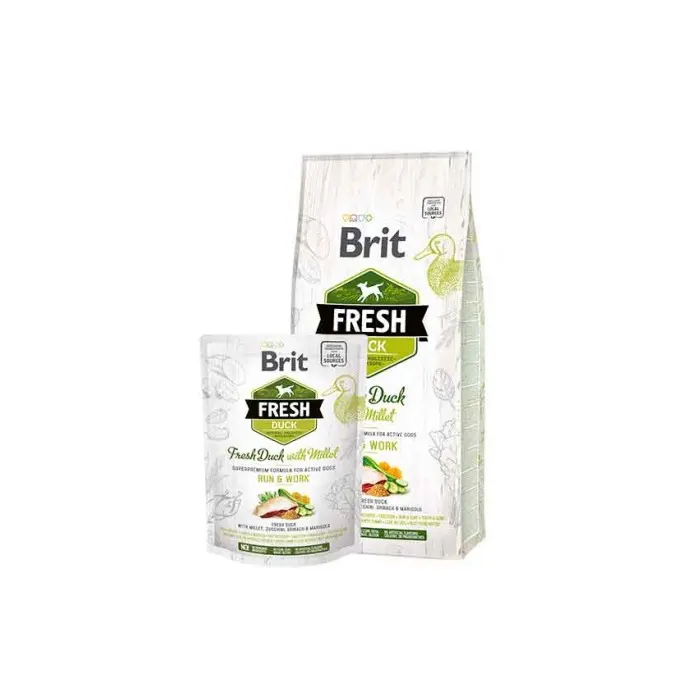 Brit Fresh Active Run Work Pato Mijo 12 kg