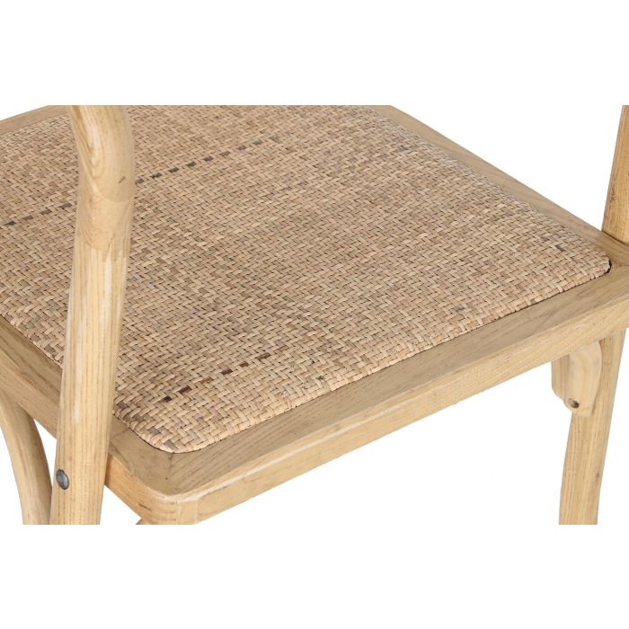 DKD Home Decor Silla Horeca Olmo Ratan Natural 53 x 80 x 54 cm 1