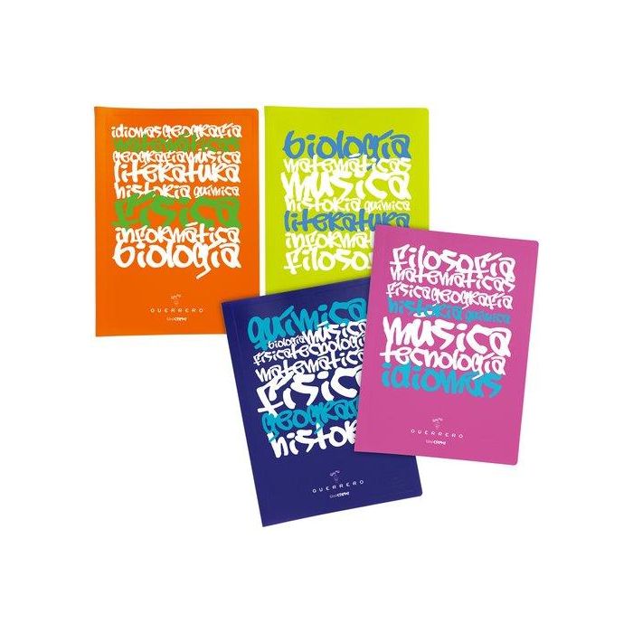 Carpeta Fundas (Tarifario) Guerrero Pp Poliplas Uniclase A4 30 F. Surtido (Set de 8)