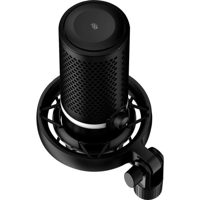 HP DuoCast Micrófono USB Negro con Iluminación RGB, Montura Antivibración y Grabación Hi-Res 24-bit/96kHz 4