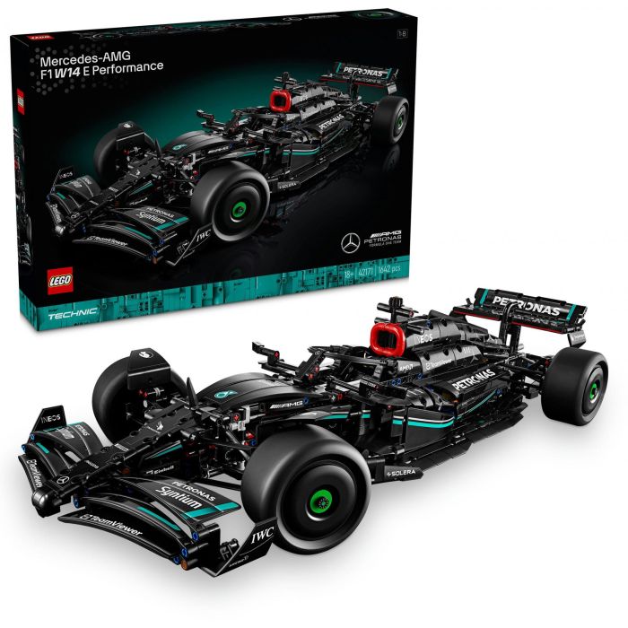 LEGO 42171 Technic Mercedes-AMG F1 W14 E Performance: Set de Construcción de Maqueta Réplica para Adultos, Coche F1 de Colección 12 LEGO 42171 Technic Mercedes-AMG F1 W14 E Performance: Set de Construcción de Maqueta Réplica para Adultos, Coche F1 de Colección 12