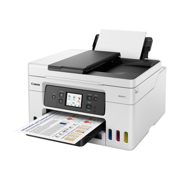 Multifunción Recargable Canon MAXIFY GX4050 MegaTank WiFi/ Fax/ Dúplex/ Blanca 2 Multifunción Recargable Canon MAXIFY GX4050 MegaTank WiFi/ Fax/ Dúplex/ Blanca 2