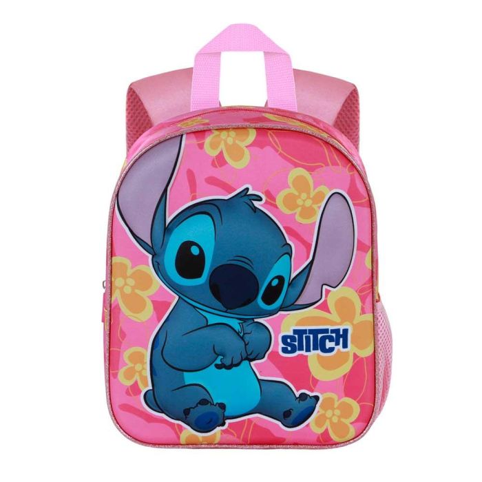 Mochila 3D Elite Cute Disney Lilo y Stitch Rosa 1