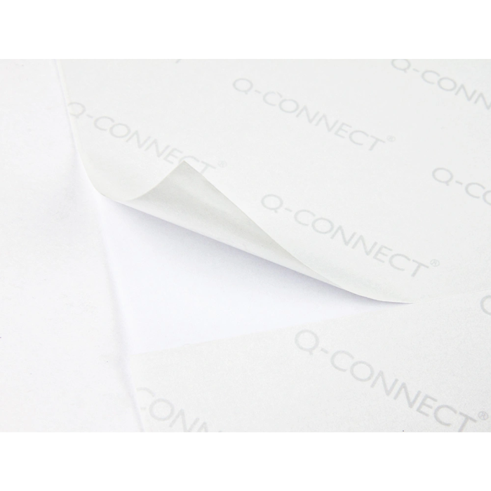Q-connect KF10658 Etiqueta Adhesiva 105x57 mm para Láser Ink-jet Fotocopiadora, Caja 100 Hojas Din A4 5