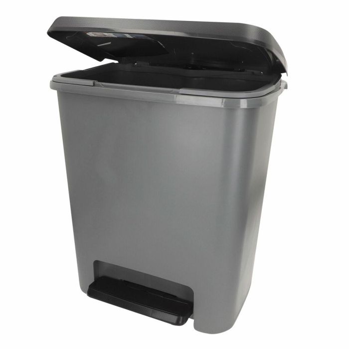 Cubo de basura Curver Gris oscuro Plástico 25 L (5 Unidades) 6 Cubo de basura Curver Gris oscuro Plástico 25 L (5 Unidades) 6