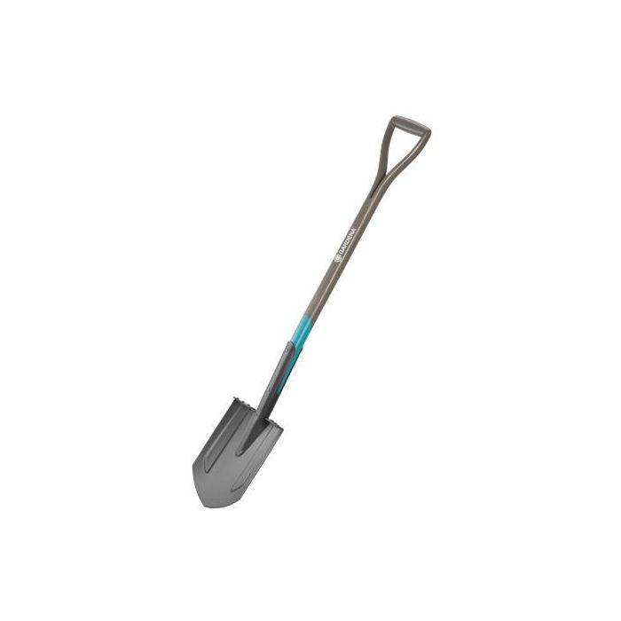Gardena NatureLine Spitz-Spaten – Pala de punta ergonómica de acero para drenaje, mango en D, color negro 0 Gardena NatureLine Spitz-Spaten – Pala de punta ergonómica de acero para drenaje, mango en D, color negro 0
