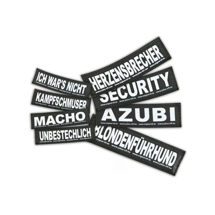 Etiquetas para arnés Julius K9 GIFTZWERG S Blanco Negro 0 Etiquetas para arnés Julius K9 GIFTZWERG S Blanco Negro 0