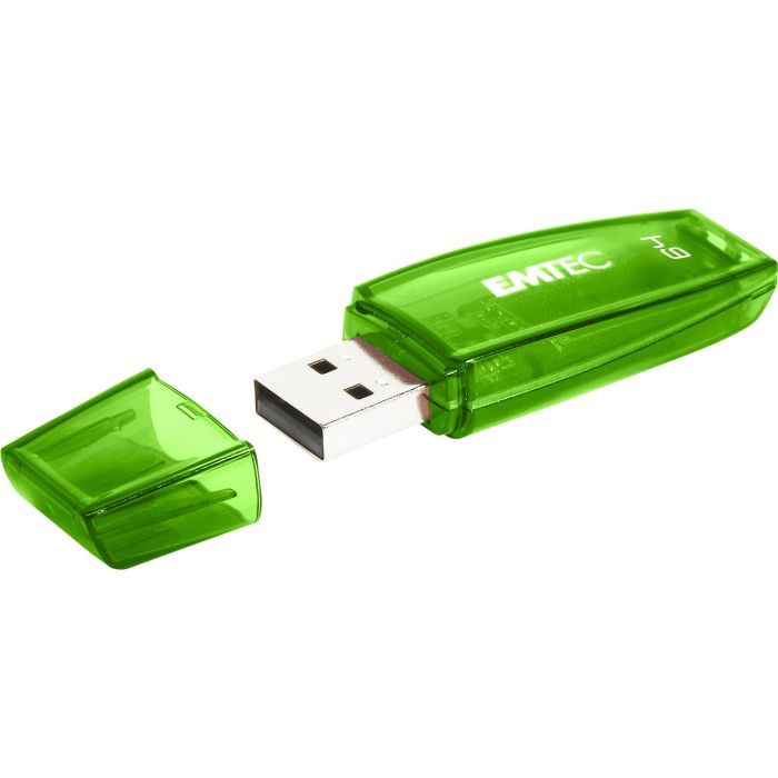 Emtec Pendrive USB C410 64GB 2.0 Verde 0 Emtec Pendrive USB C410 64GB 2.0 Verde 0