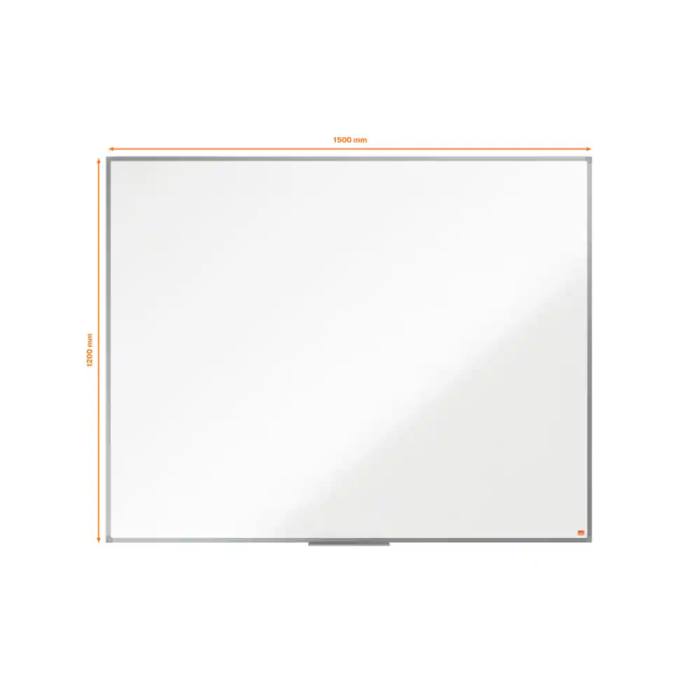 Pizarra Blanca Melamina Nobo Essence Marco Aluminio 150X120 Cm 4
