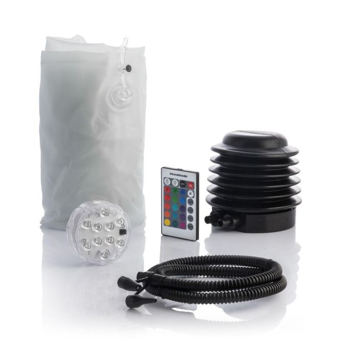 Asiento Hinchable con LED Multicolor y Mando a Distancia Pulight InnovaGoods 2