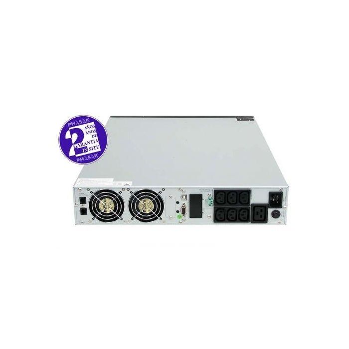 SAI Online Phasak Rack 3000 VA Online LCD/ 3000VA-2700W/ 8 Salidas/ Formato Rack 2 SAI Online Phasak Rack 3000 VA Online LCD/ 3000VA-2700W/ 8 Salidas/ Formato Rack 2