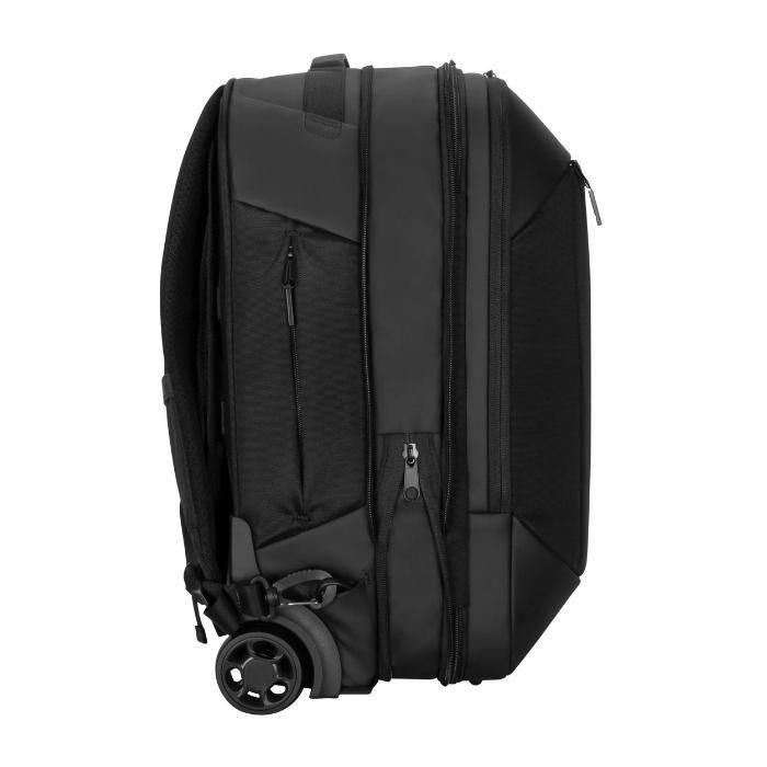 Targus EcoSmart Mobile Tech Traveler Mochila con Ruedas Convertible para Portátil 15.6" con SafePort Sling Expandible 35-40L Negra Equipaje de Mano 7