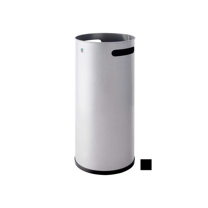 Paraguero Cilindro Metalico C/Asas G-10 21.5 Ø Negro