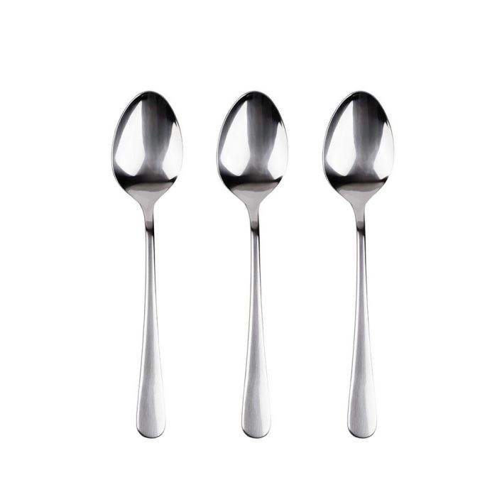 San Ignacio Set de 3 Cucharas de Acero Inoxidable Reciclado Brillo Natur SG-7767