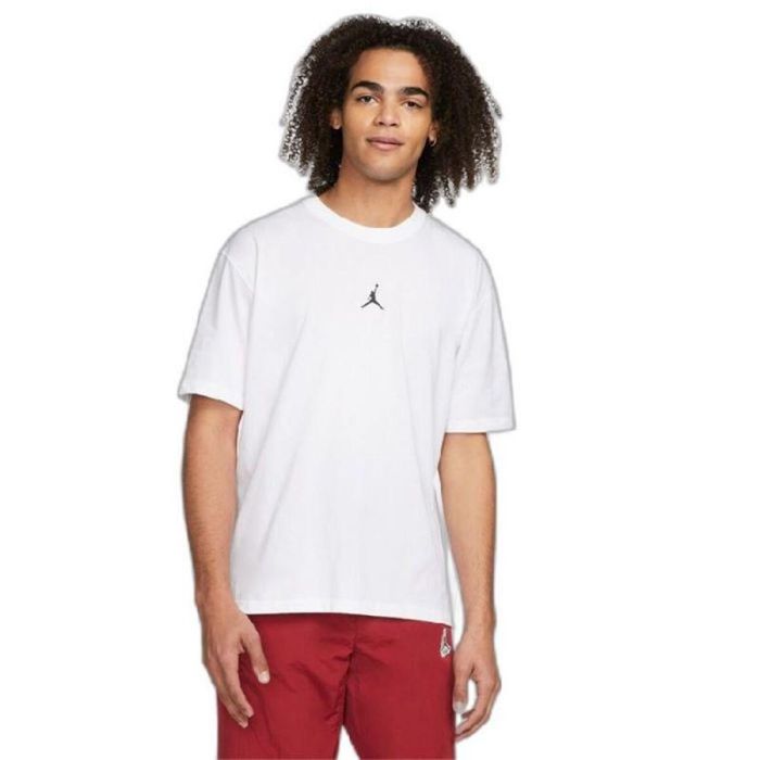 Camiseta de Manga Corta Hombre Nike Jordan Sport Dri-FIT Blanco