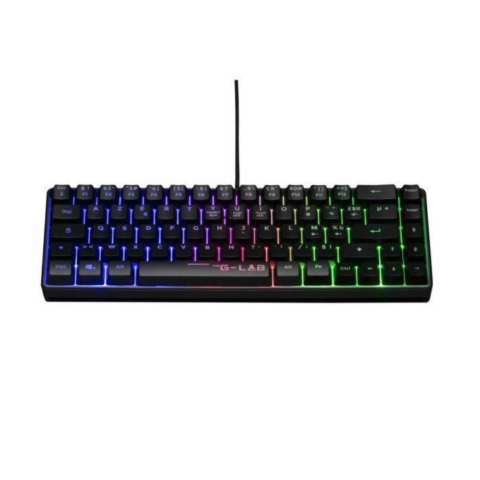 Teclado para juegos - THE G-LAB - KEYZ-HYDROGEN/FR - 60% Membrana negra 4