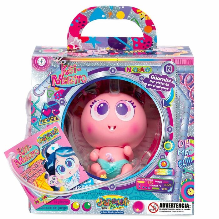 Bandai Ksimerito Machincuepa Niu Gen Rosa Muñeco Interactivo Adopta tu Bebé 15.5x19.5x13.5 cm Niños +3 Años 5 Bandai Ksimerito Machincuepa Niu Gen Rosa Muñeco Interactivo Adopta tu Bebé 15.5x19.5x13.5 cm Niños +3 Años 5