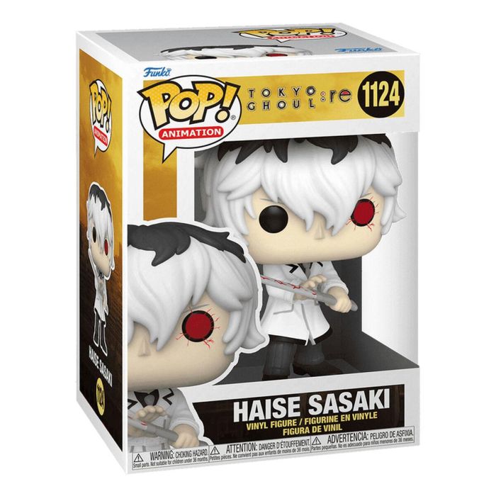 Funko Figura POP Tokyo Ghoul:Re Haise Sasaki Vinilo 9cm Caja Regalo 2 Funko Figura POP Tokyo Ghoul:Re Haise Sasaki Vinilo 9cm Caja Regalo 2