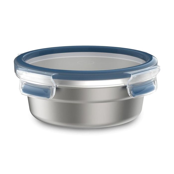 Fiambrera Tefal N11502 Plateado Acero Inoxidable Rectangular 0,72 l 3 Fiambrera Tefal N11502 Plateado Acero Inoxidable Rectangular 0,72 l 3