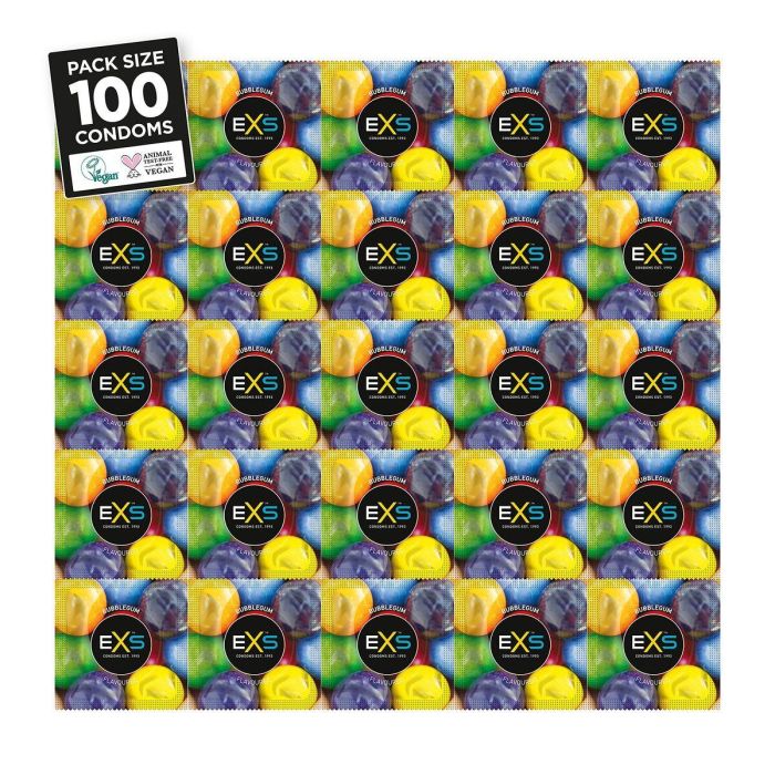 Preservativos EXS Chicle 100 Unidades 1 Preservativos EXS Chicle 100 Unidades 1