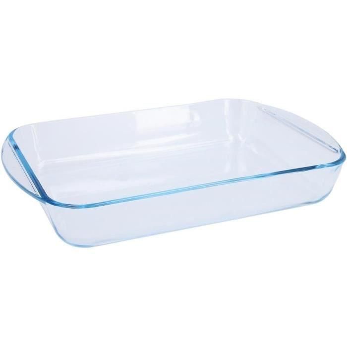 Pyrex Fuente Rectangular Cook&Enjoy con Asas de Vidrio Borosilicato para Horno, Microondas, Congelador y Lavavajillas, 35x23x6 cm Transparente 4 Pyrex Fuente Rectangular Cook&Enjoy con Asas de Vidrio Borosilicato para Horno, Microondas, Congelador y Lavavajillas, 35x23x6 cm Transparente 4