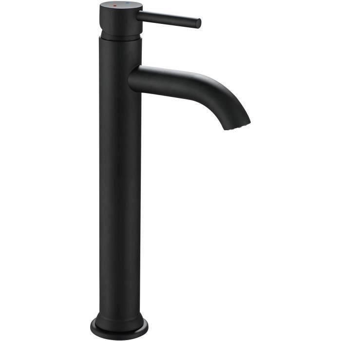 Mezclador alto de lavabo ILO Small negro Mezclador alto de lavabo ILO Small negro