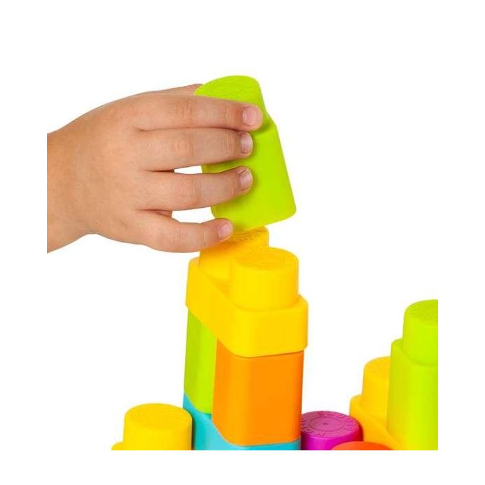 Molto Bolsa Bloques Blandos 30 Piezas Juguete Construcción Bebé +6 Meses