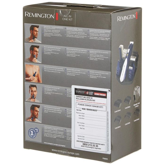 Remington PG6045 Hair Clipper All In One Kit 9