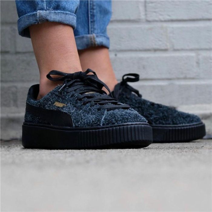 Zapatillas Deportivas Mujer Puma Suede Platform Eletal Negro 6 Zapatillas Deportivas Mujer Puma Suede Platform Eletal Negro 6