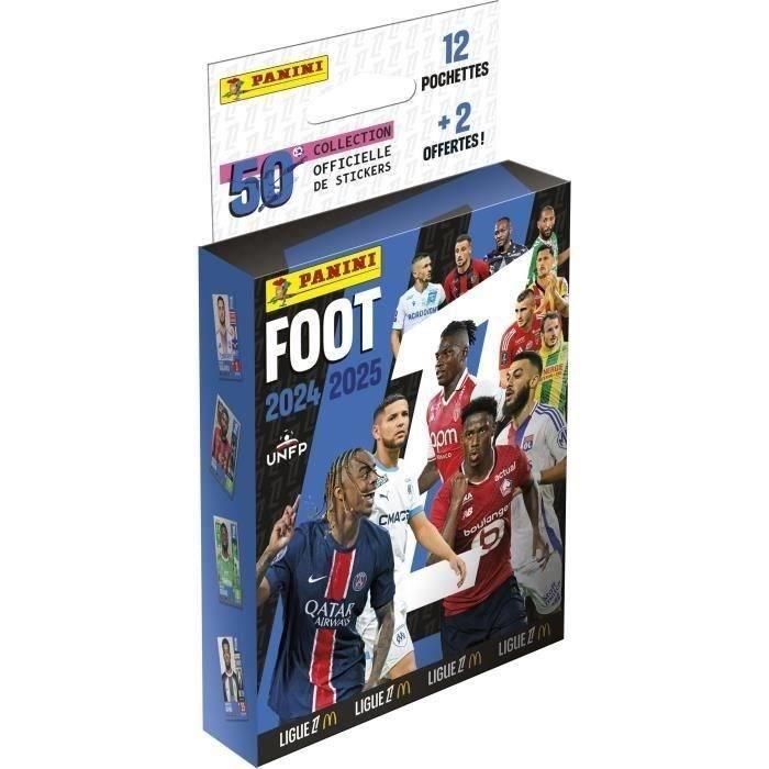 Blister - PANINI - Fútbol Ligue 1 2024-2025 - McDonald's - 12 bolsillos - 2 gratis - 98 pegatinas Blister - PANINI - Fútbol Ligue 1 2024-2025 - McDonald's - 12 bolsillos - 2 gratis - 98 pegatinas