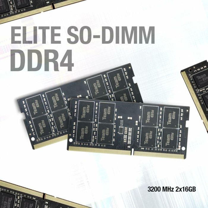 Team Group ELITE TED48G3200C22-S01 módulo de memoria 8 GB 1 x 8 GB DDR4 3200 MHz 5 Team Group ELITE TED48G3200C22-S01 módulo de memoria 8 GB 1 x 8 GB DDR4 3200 MHz 5