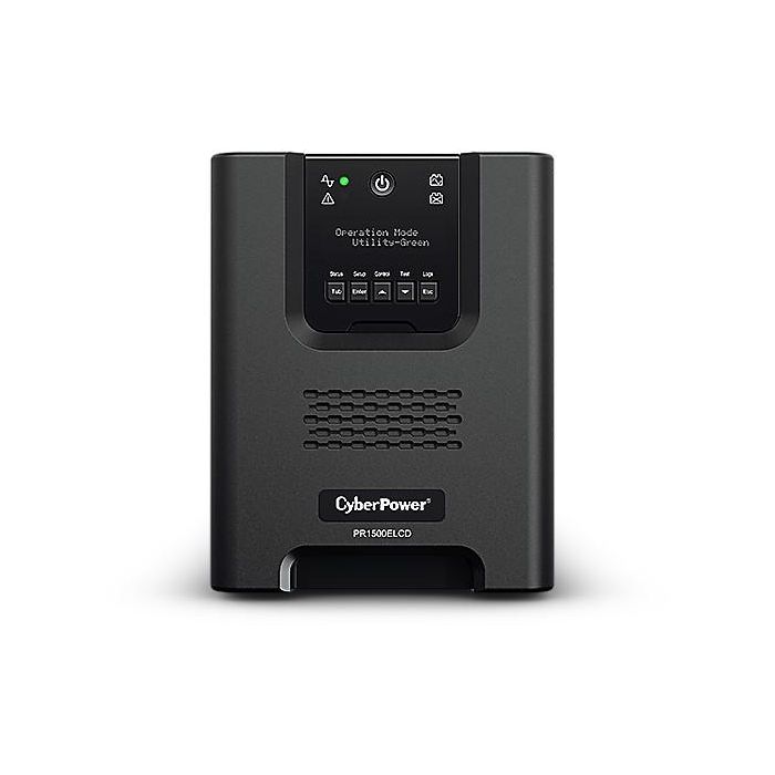 CyberPower PR1500ELCD SAI Línea Interactiva 1500VA/1350W Onda Senoidal Pura para Servidores y Estaciones de Trabajo - 8 Salidas Torre con AVR 2 CyberPower PR1500ELCD SAI Línea Interactiva 1500VA/1350W Onda Senoidal Pura para Servidores y Estaciones de Trabajo - 8 Salidas Torre con AVR 2