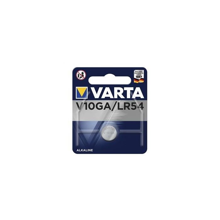 Varta Pila Botón Alcalina LR54 V10GA 1,5V Ø11,6x3,0mm No Recargable Varta Pila Botón Alcalina LR54 V10GA 1,5V Ø11,6x3,0mm No Recargable
