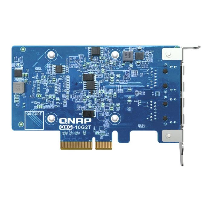 Qnap Tarjeta de Red QXG-10G2T, 10 GbE, 2 x RJ45, Multivelocidad, PCIe 3.0 x4, Compatible con NAS y PCs 1 Qnap Tarjeta de Red QXG-10G2T, 10 GbE, 2 x RJ45, Multivelocidad, PCIe 3.0 x4, Compatible con NAS y PCs 1