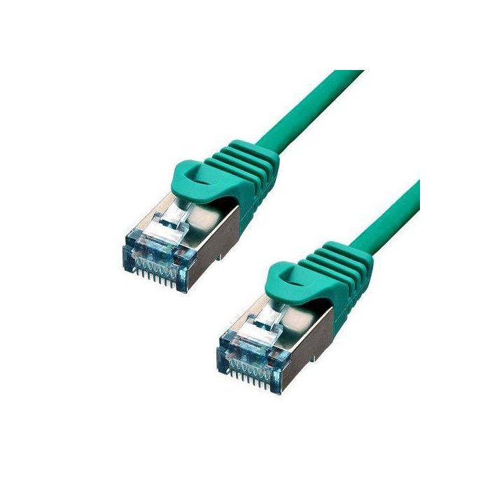 ProXtend Cable Ethernet CAT6A S/FTP CU LSZH Verde 15m | Conectores 50u" Oro | Soporte PoE+ AWG 26 0 ProXtend Cable Ethernet CAT6A S/FTP CU LSZH Verde 15m | Conectores 50u" Oro | Soporte PoE+ AWG 26 0