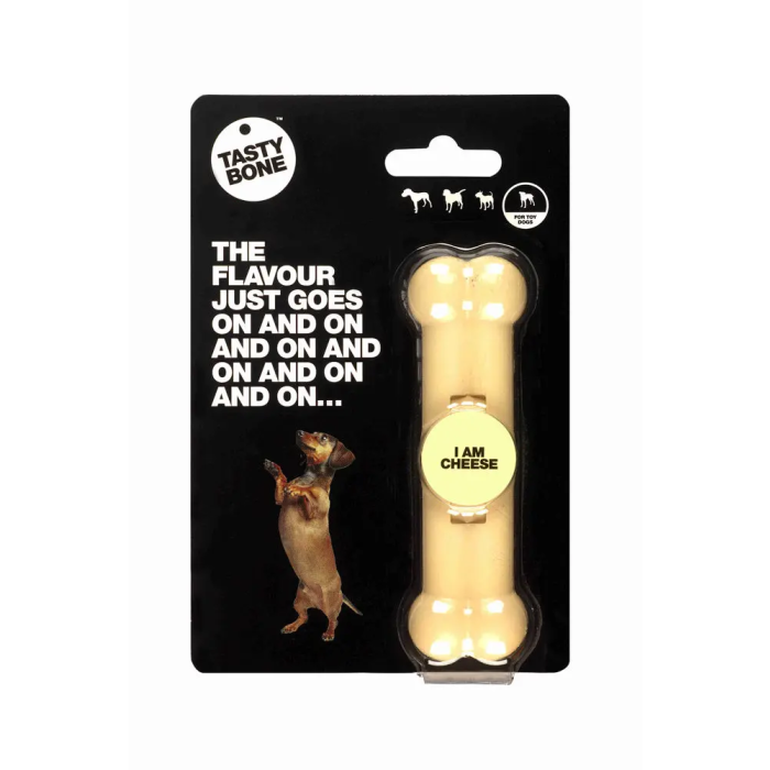 Tasty Bone Toy-Puppy Queso