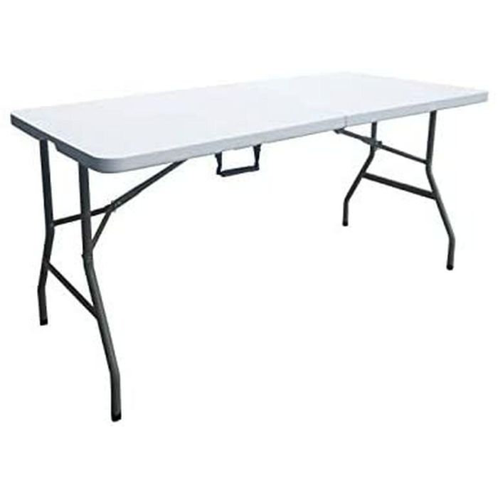 Mesa plegable - 150 cm - 6 personas - Recubrimiento en polvo en tubos de acero 3 Mesa plegable - 150 cm - 6 personas - Recubrimiento en polvo en tubos de acero 3