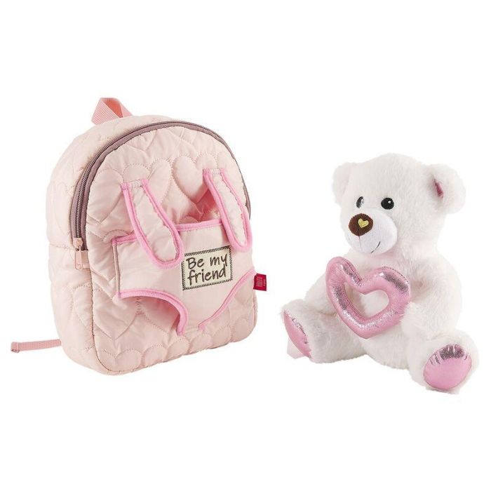 Mochila + peluche oso Teddy 27cm 2
