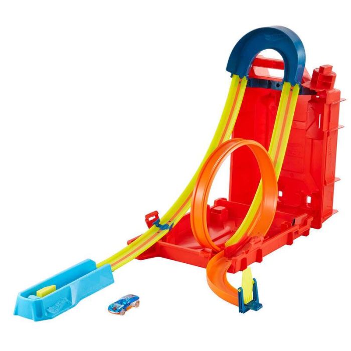 Hot Wheels HDX78 Track Builder Unlimited Lata de Gasolina Set de Pistas de Acrobacias y Almacenamiento con Vehículo para Niños 5 Hot Wheels HDX78 Track Builder Unlimited Lata de Gasolina Set de Pistas de Acrobacias y Almacenamiento con Vehículo para Niños 5