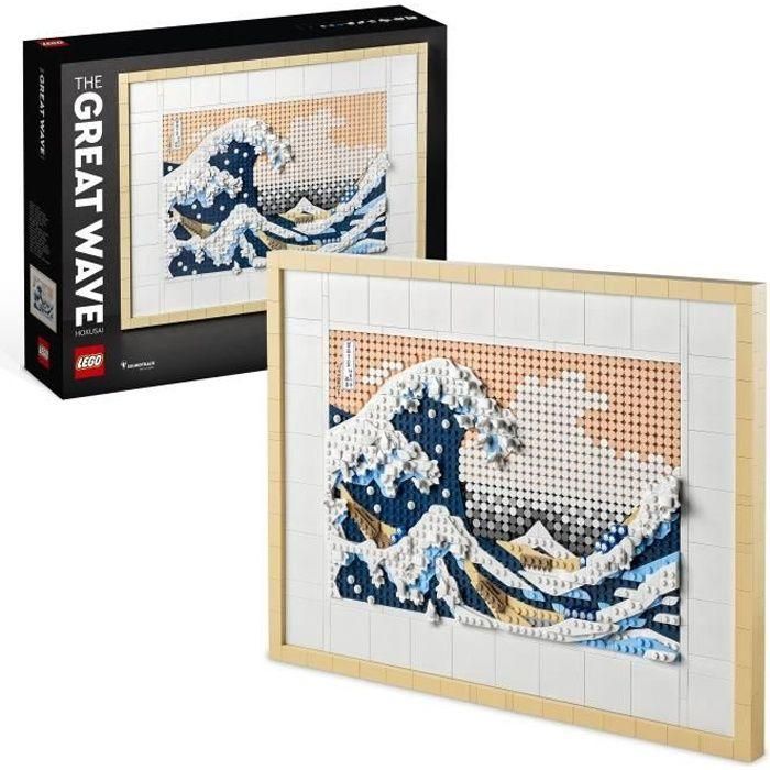 LEGO 31208 Art Hokusai - La Gran Ola, Decoración de Pared Japonesa para Adultos, Set de Construcción Creativo 0 LEGO 31208 Art Hokusai - La Gran Ola, Decoración de Pared Japonesa para Adultos, Set de Construcción Creativo 0